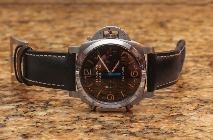 Black Dial Panerai Luminor 1950 3 Days Chrono Flyback Automatic Acciaio Copy Watches